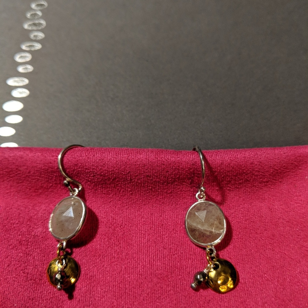 Silpada Stepping Stone Earring 925:New in Box